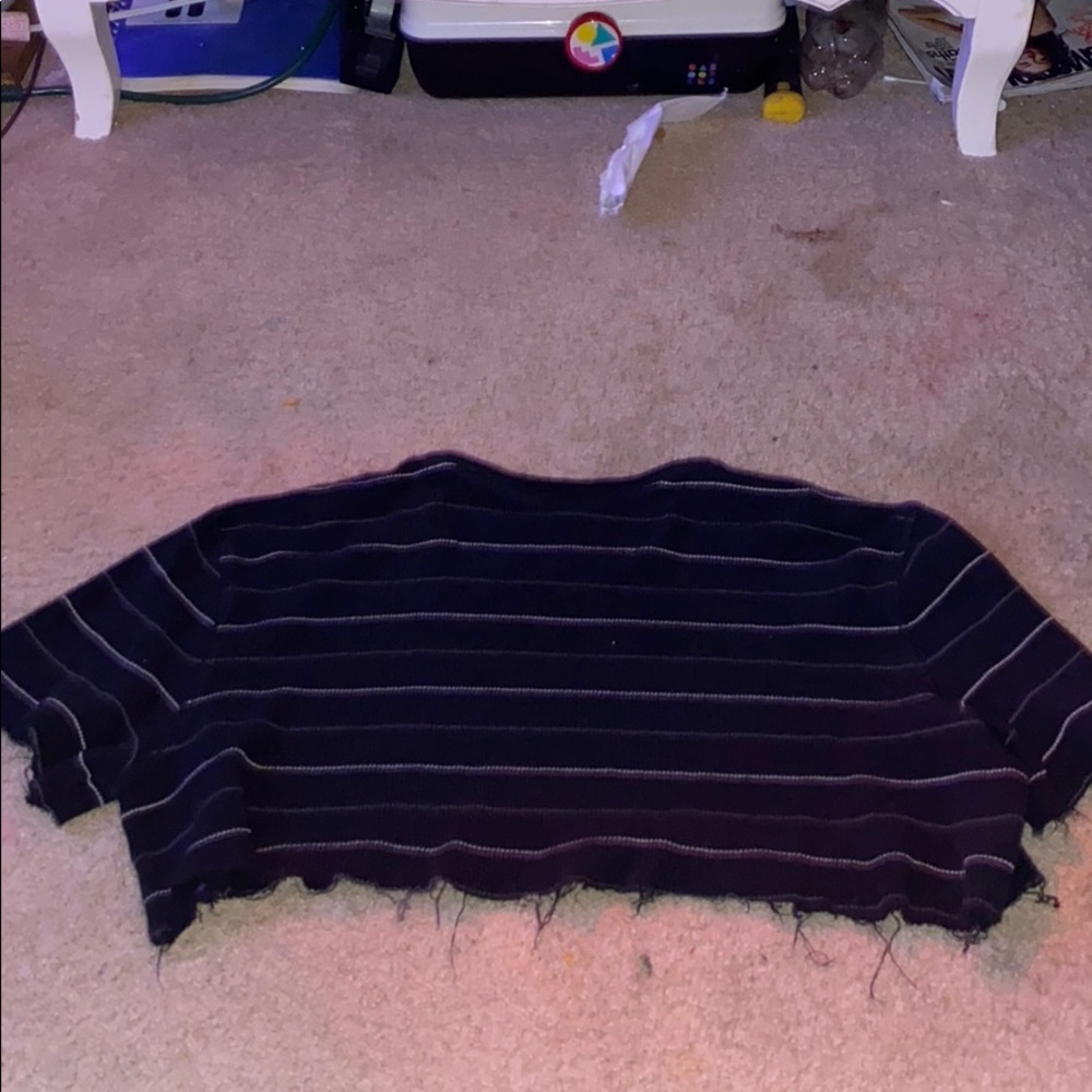 over sized crop top